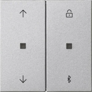 Gira Bluetooth bedieningselement met pijlsymbolen Systeem 3000 Systeem 55 aluminium mat (536726)