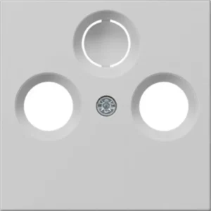 Gira centraalplaat antenne / COAX wandcontactdoos Systeem 55 grijs mat (0869015)