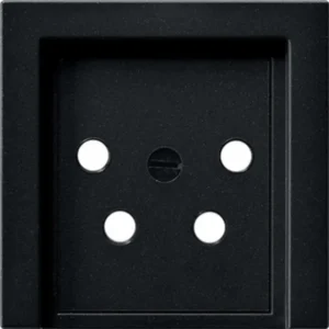 Gira centraalplaat telefoon KPN 4-polig Systeem 55 zwart mat (0279005)