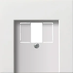 Gira centraalplaat USB F100 wit glans (0276112)