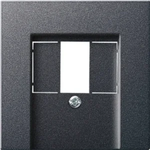 Gira centraalplaat USB Systeem 55 antraciet mat (027628)