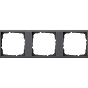 Gira draagplaat 3-voudig event clear antraciet (1463728)