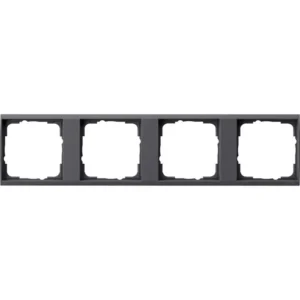 Gira draagplaat 4-voudig event clear antraciet (1464728)