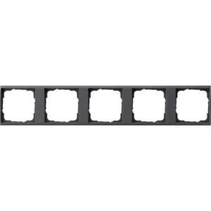 Gira draagplaat 5-voudig event clear antraciet (1465728)