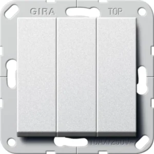 Gira drukcontact 3-voudig maakcontact 1-polig (284426)