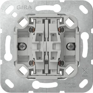 Gira drukcontact maakcontact 4-voudig met klauwbevestiging (314700)