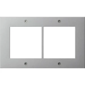 Gira dsgnafdekraam 2-voudig drst TX44 aluminium (850265)