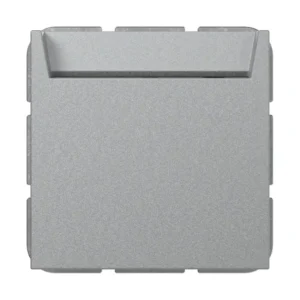 Gira hotelkaartschakelaar maakcontact 1-polig met N-klem Systeem 55 aluminium mat (314026)