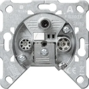 Gira inbouw antenne einddoos radio/tv/satelliet SE33ST(093700)