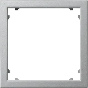 Gira adapterraam vierkant 45x45mm - systeem 55 aluminium (028326)