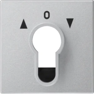 Gira afdekking sleutelschakelaar/-drukschakelaar - 55system aluminium (066426)