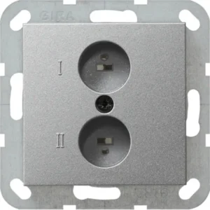 Gira inzetplaat stereo wandcontactdoos Systeem 55 (040226)