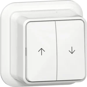 Gira jaloezieschakelaar opbouw wit (315911)