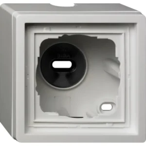 Gira opbouwbak 1-voudig F100 wit glans (0061112)