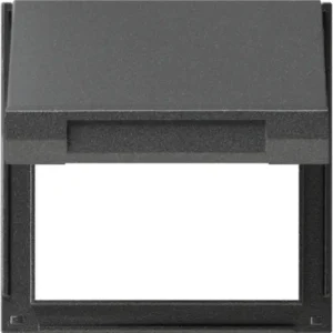 Gira overgangsplaat met klapdeksel TX44 antraciet (065467)