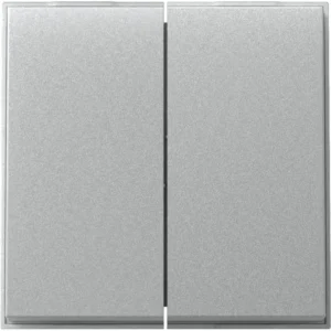 Gira schakelwip 2-voudig TX44 aluminium (329565)