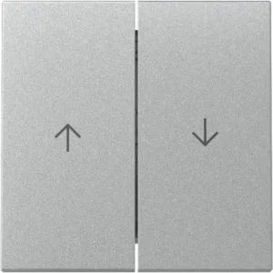 Gira schakelwip jaloezieschakelaar 2-voudig Systeem 55 aluminium mat (329426)