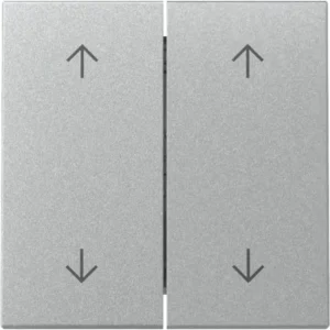 Gira schakelwip jaloezieschakelaar 4-voudig Systeem 55 aluminium mat (329726)
