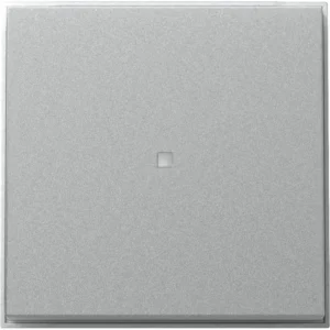 Gira schakelwip met controlevenster TX44 aluminium (329065)