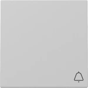 Gira schakelwip met symbool bel Systeem 55 grijs mat (3286015)