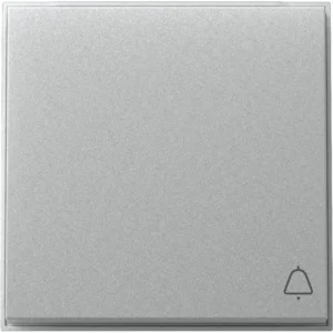 Gira schakelwip met symbool bel TX44 aluminium (328665)