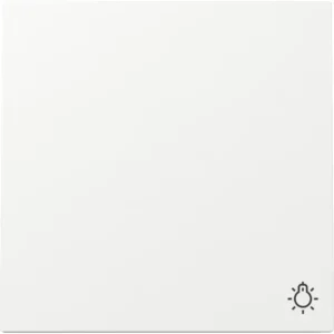Gira F100 wip met licht symbool - zuiver wit (328570)