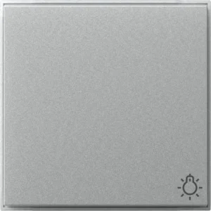 Gira schakelwip met symbool licht TX44 aluminium (328565)
