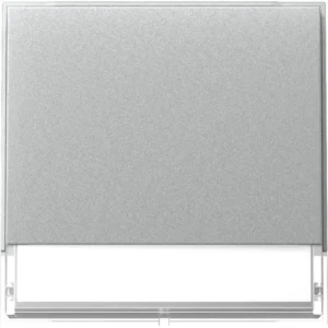 Gira system 55 wip met tekstkader kleur - aluminium (329965)