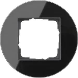 Gira Studio afdekraam 1-voudig zwart (0211135)