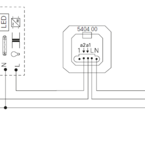 Gira Systeem 3000 serie relais schakelaar (540400)