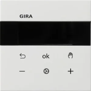 Gira Systeem 3000 thermostaatknop F100 wit glans (5393112)