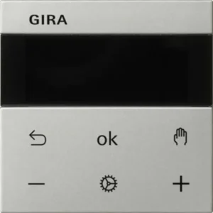 Gira Systeem 3000 thermostaatknop Systeem 55 edelstaal (5393600)