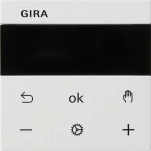 Gira Systeem 3000 thermostaatknop Systeem 55 wit glans (539303)