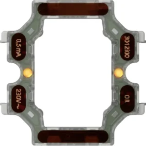 Gira verlichtingselement 230 V LED oranje 0,5 mA variant 3 voor serieschakelaar (3793012)