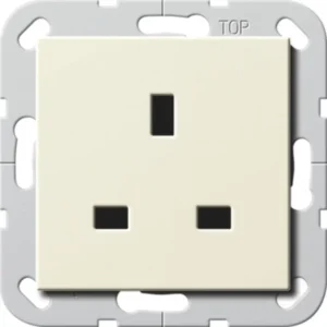 Gira wandcontactdoos British Standard verhoogde aanraakbeveiliging 13/250v Systeem 55 (277601)