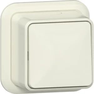 Gira wisselschakelaar opbouw creme (310610)