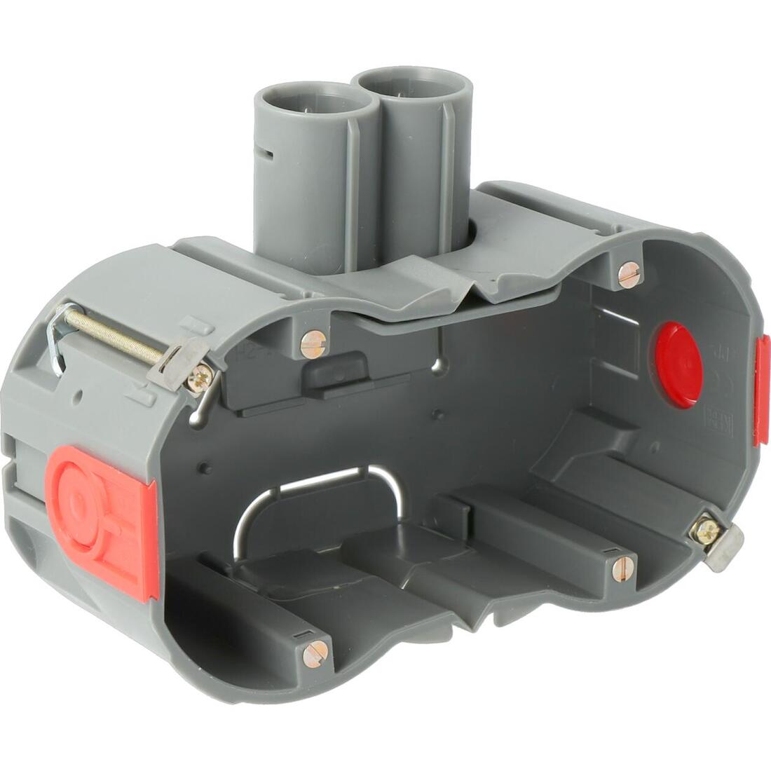 ATTEMA Hollewanddoos duo Ø16/19mm grijs - (AT1066)