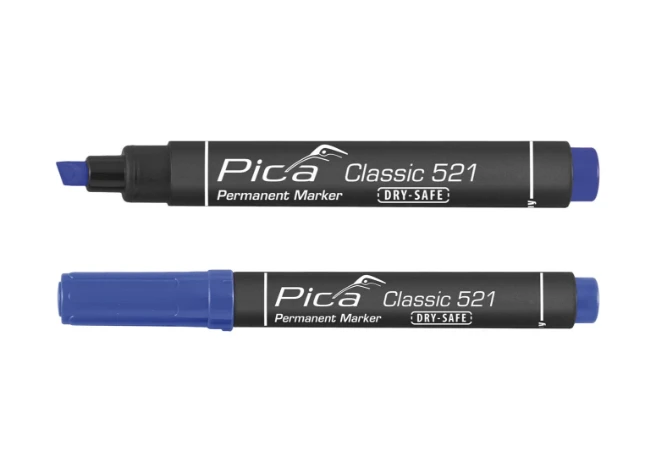 Pica 521/41 Permanent marker 2-6mm beitel blauw - 1st