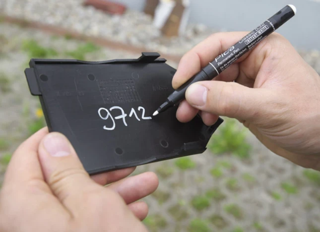 Pica 532/52 Permanent Pen 1-2mm rond wit - 1st - Afbeelding 2