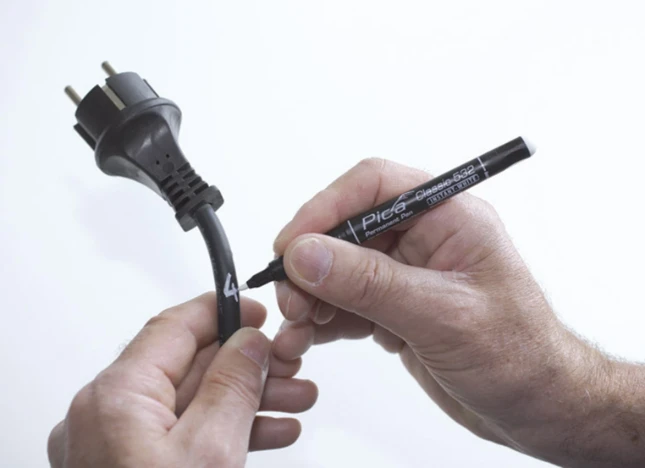 Pica 532/52 Permanent Pen 1-2mm rond wit - 1st - Afbeelding 3