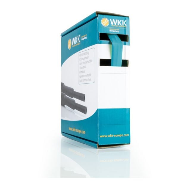 WKK - H-2(Z) - Dunwandige krimpkous - 2:1 - Gebruikstemperatuur tot 125 °C - 25.4/ 12.7 - Blauw - Minibox - 5 meter