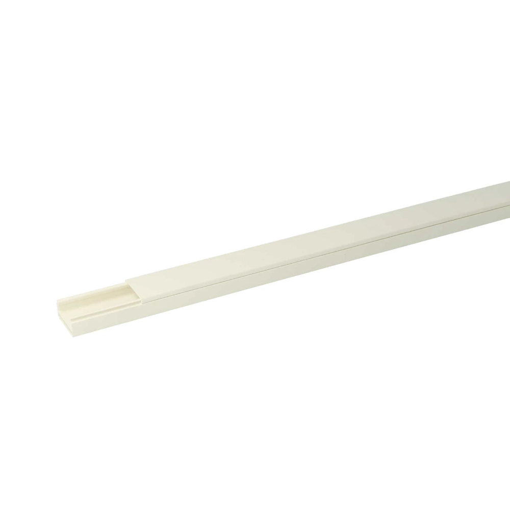 ATTEMA P25 kabelkoker met deksel 25x13mm (DxB) - crème per 2 meter - (AT9260)