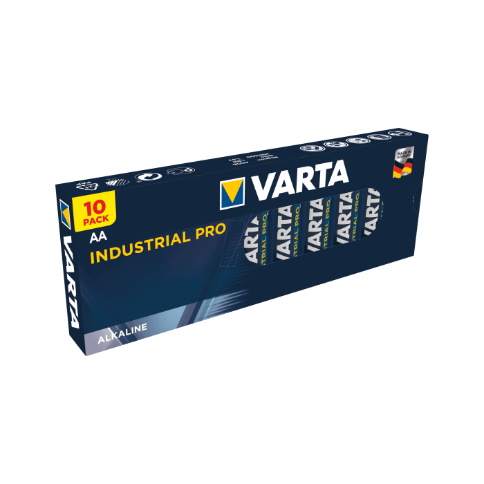 Varta Industrial Pro Alkaline 1,5V LR06 AA Doos a 10st - 4006211111