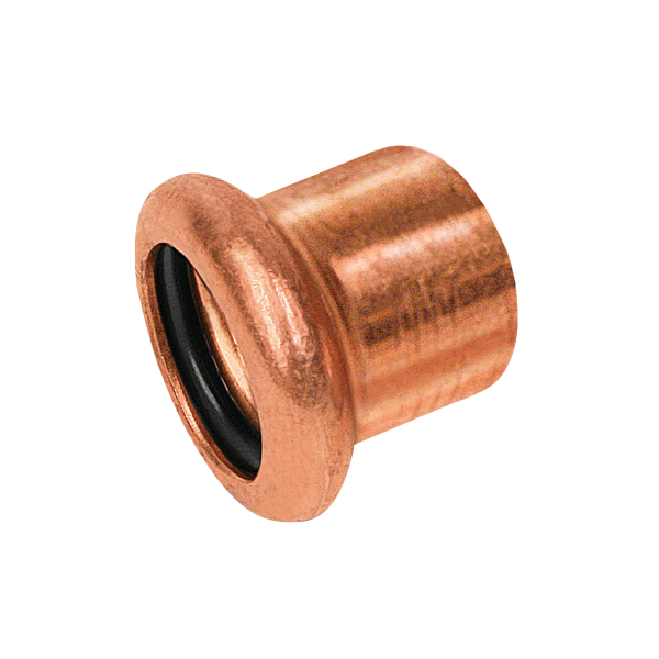 BONFIX Press roodkoperen perskoppeling eindkap 15 -402605