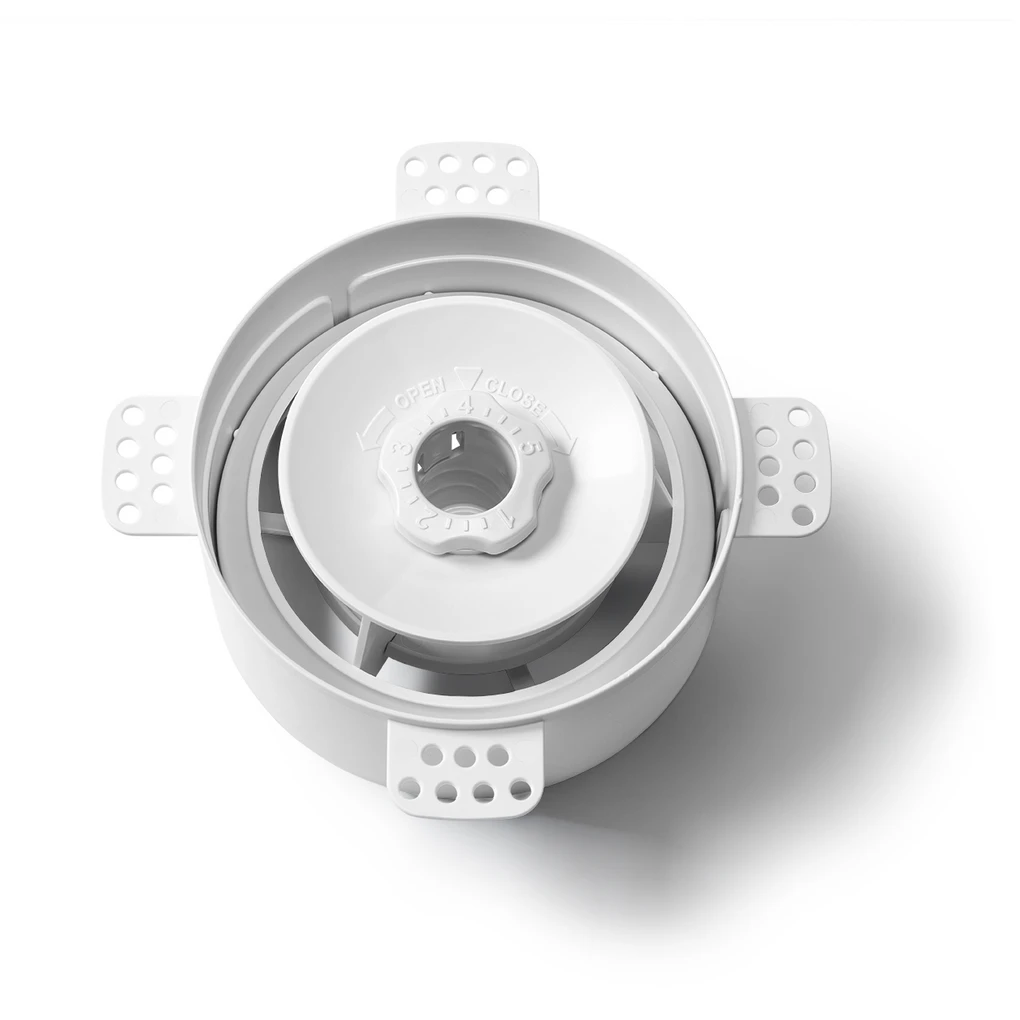 NoShow ventilatieventiel voor stucplafond - NoShow wit - Afbeelding 2